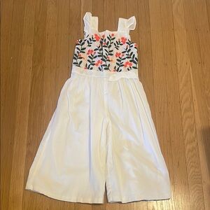 Janie and Jack White Palazzo Jumpsuit